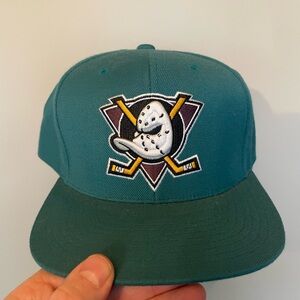 Mitchell & Ness Anaheim Ducks 20th anniversary teal hat